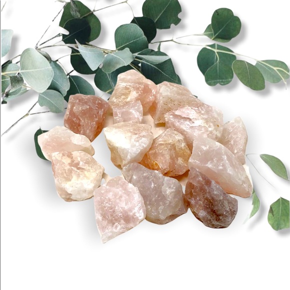 Rose Quartz Raw Tumble - Picture 2 of 4